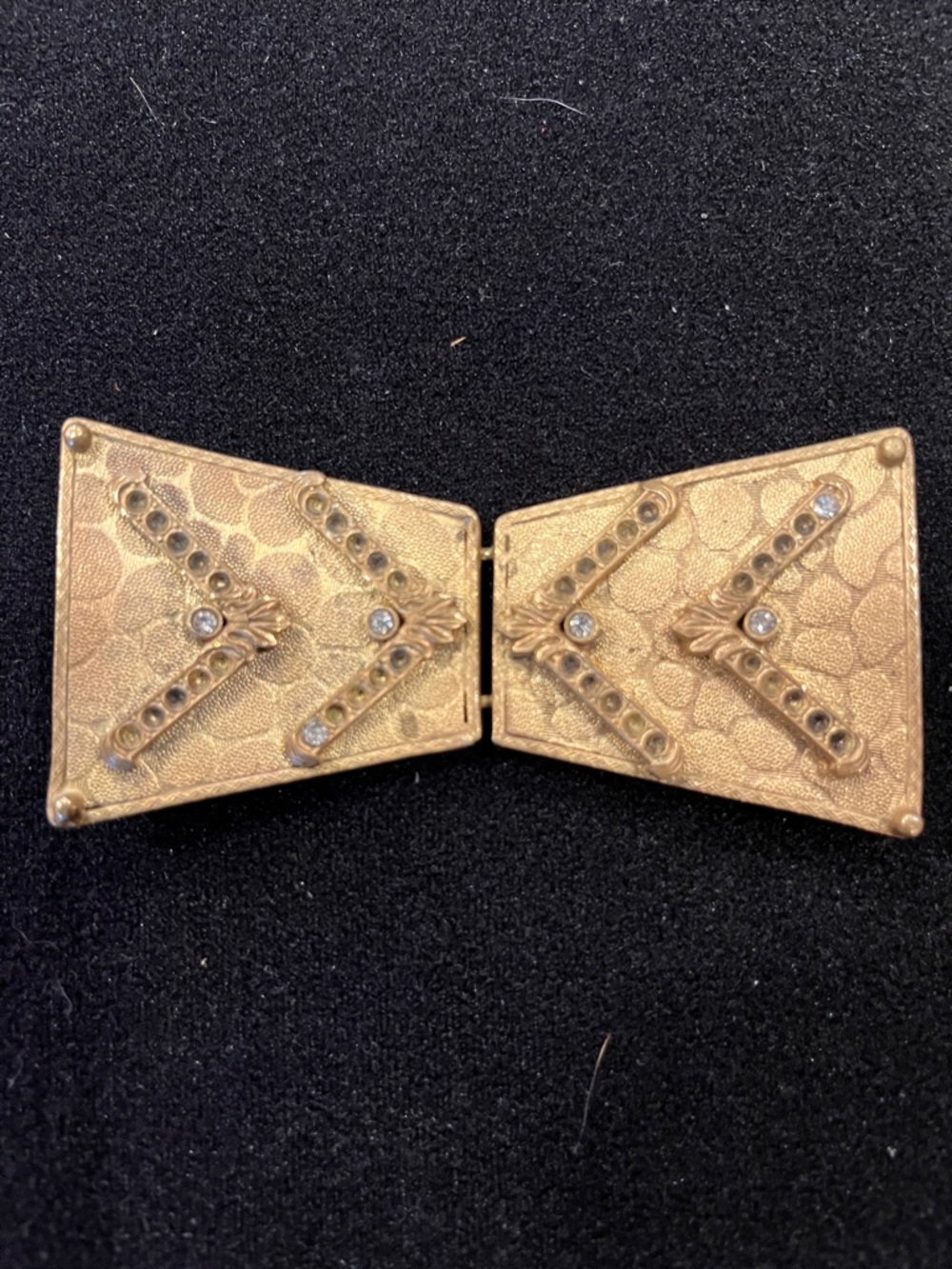 Vintage Czech Art Deco Belt Buckle – Made in Czechoslovakia